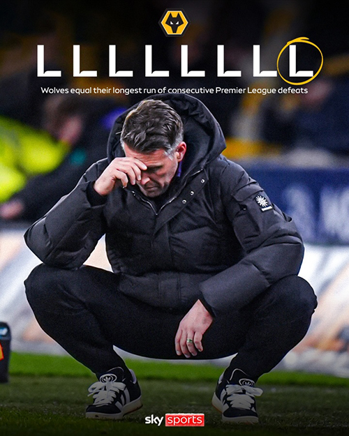 狼队“死亡赛程”来了：17轮仅2分垫底，下周两碰<a href=/football/manlian/ target=_blank class=infotextkey>曼联</a>+再踢枪手<a href=/football/liverpool/ target=_blank class=infotextkey>利物浦</a>